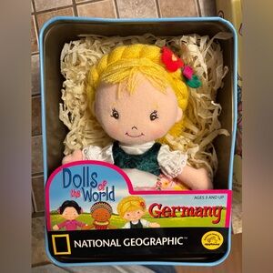 VNT 2003 National Geographic Dolls of the World - Germany Doll with Yellow Hair